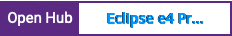 Open Hub project report for Eclipse e4 Project