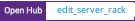 Open Hub project report for edit_server_rack