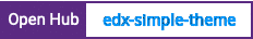 Open Hub project report for edx-simple-theme