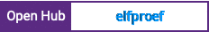 Open Hub project report for elfproef