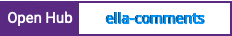 Open Hub project report for ella-comments