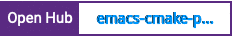 Open Hub project report for emacs-cmake-project