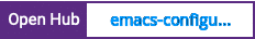Open Hub project report for emacs-configuration