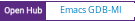Open Hub project report for Emacs GDB-MI