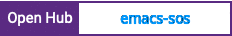 Open Hub project report for emacs-sos