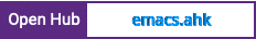 Open Hub project report for emacs.ahk
