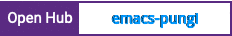 Open Hub project report for emacs-pungi