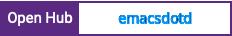 Open Hub project report for emacsdotd