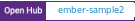 Open Hub project report for ember-sample2