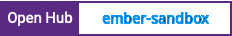 Open Hub project report for ember-sandbox