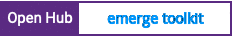 Open Hub project report for emerge toolkit