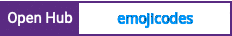 Open Hub project report for emojicodes