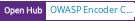 Open Hub project report for OWASP Encoder Comparison Reference