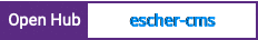 Open Hub project report for escher-cms