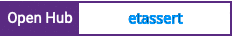 Open Hub project report for etassert