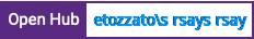 Open Hub project report for etozzato's rsay