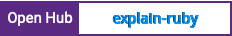 Open Hub project report for explain-ruby