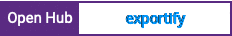 Open Hub project report for exportify