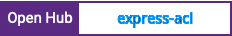 Open Hub project report for express-acl