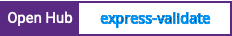 Open Hub project report for express-validate