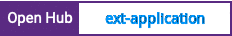 Open Hub project report for ext-application