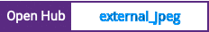 Open Hub project report for external_jpeg