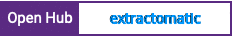 Open Hub project report for extractomatic