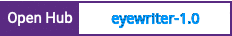 Open Hub project report for eyewriter-1.0