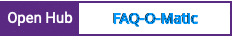 Open Hub project report for FAQ-O-Matic