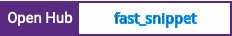 Open Hub project report for fast_snippet