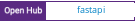 Open Hub project report for fastapi