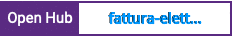 Open Hub project report for fattura-elettronica