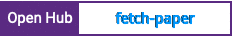 Open Hub project report for fetch-paper