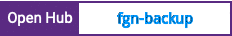 Open Hub project report for fgn-backup