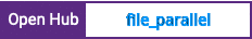 Open Hub project report for file_parallel