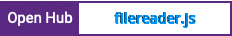Open Hub project report for filereader.js