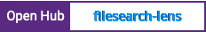 Open Hub project report for filesearch-lens