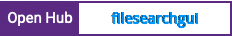 Open Hub project report for filesearchgui