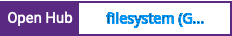 Open Hub project report for filesystem (GNU/Pony)