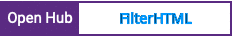 Open Hub project report for FilterHTML