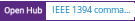 Open Hub project report for IEEE 1394 commander