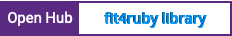 Open Hub project report for fit4ruby library