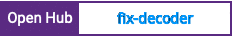 Open Hub project report for fix-decoder
