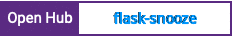 Open Hub project report for flask-snooze