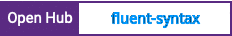 Open Hub project report for fluent-syntax