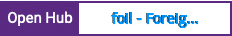 Open Hub project report for foil - Foreign Object Interface for Lisp