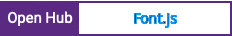 Open Hub project report for Font.js