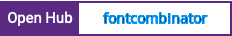 Open Hub project report for fontcombinator