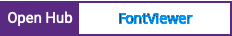 Open Hub project report for FontViewer