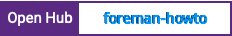 Open Hub project report for foreman-howto